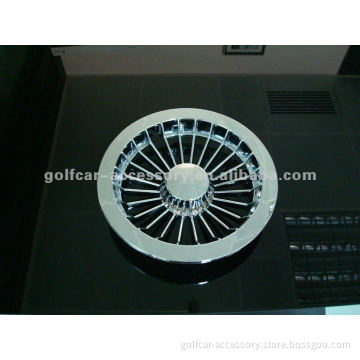 24 Spoke Silver Hub Cap
